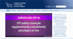 Desktop Screenshot of crprj.org.br