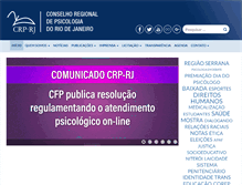 Tablet Screenshot of crprj.org.br